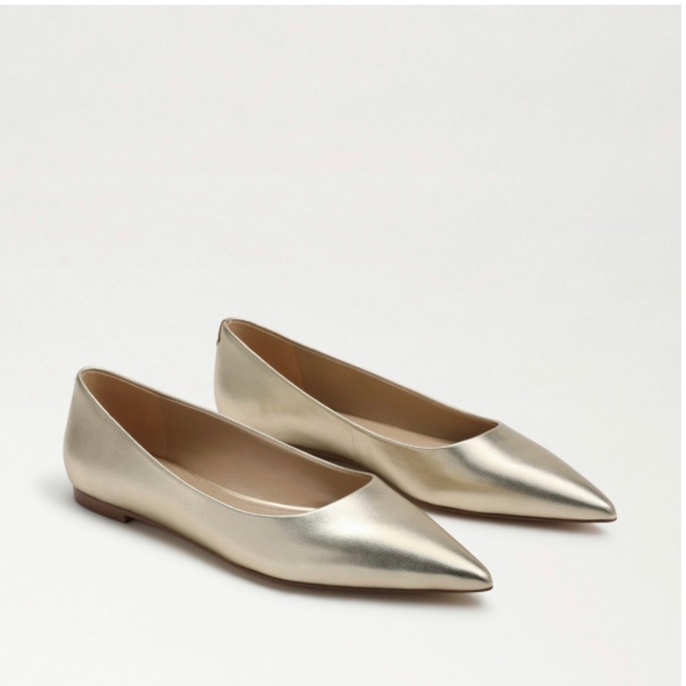 Sam Edelman Wanda Gold Leather Size 8M